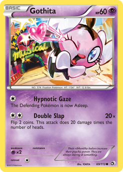 Pokemon Legendary Treasures Gothita - 69