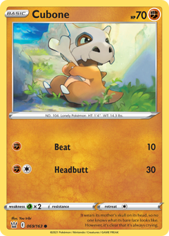 Pokemon Battle Styles Cubone - 69