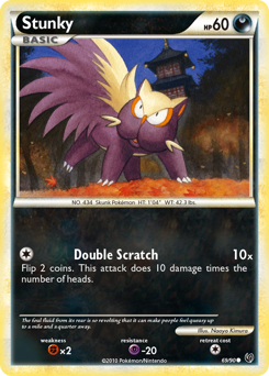 Pokemon HS—Undaunted Stunky - 69