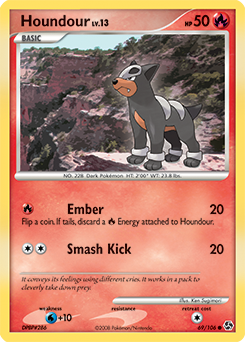 Pokemon Great Encounters Houndour - 69