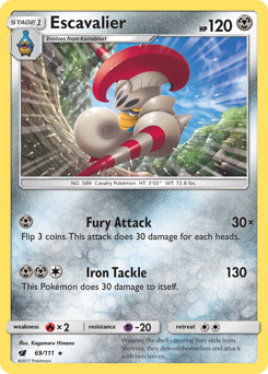 Pokemon Crimson Invasion Escavalier - 69