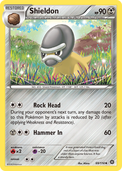 Pokemon Steam Siege Shieldon - 69