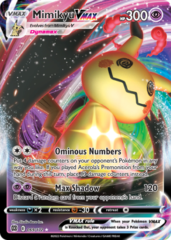Pokemon Brilliant Stars Mimikyu VMAX - 69