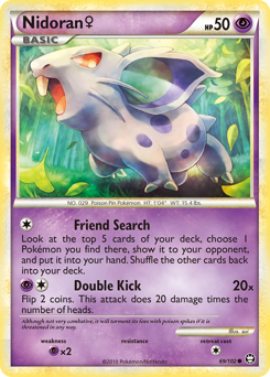 Pokemon HS—Triumphant Nidoran ♀ - 69
