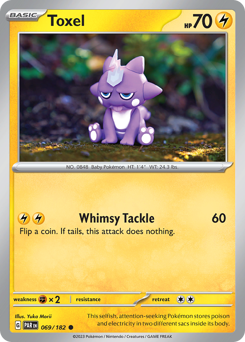 Pokemon Paradox Rift Toxel - 69