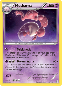 Pokemon Boundaries Crossed Musharna - 69