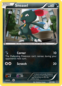 Pokemon Next Destinies Sneasel - 69