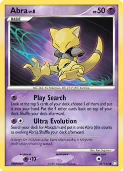 Pokemon Mysterious Treasures Abra - 69