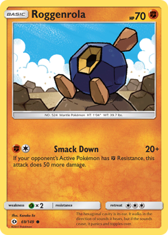 Pokemon Sun & Moon Roggenrola - 69