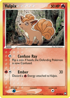 Pokemon Power Keepers Vulpix - 69
