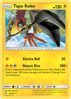 Pokemon Unified Minds Tapu Koko - 69