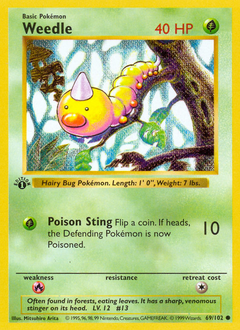 Pokemon Base Weedle - 69
