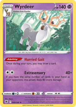 Pokemon Astral Radiance Wyrdeer - 69