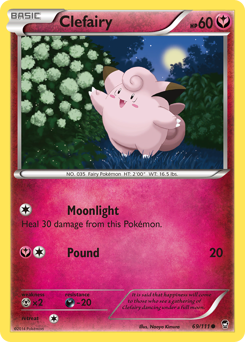 Pokemon Furious Fists Clefairy - 69