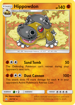 Pokemon Ultra Prism Hippowdon - 69