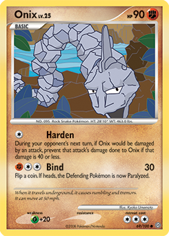 Pokemon Stormfront Onix - 69