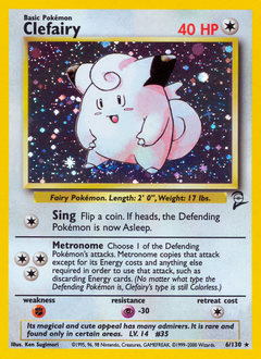 Pokemon Base Set 2 Clefairy - 6