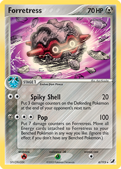 Pokemon Unseen Forces Forretress - 6