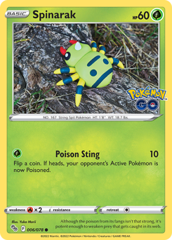 Pokemon Pokémon GO Spinarak - 6