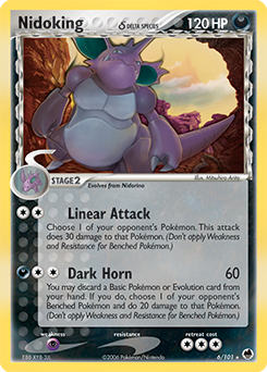 Pokemon Dragon Frontiers Nidoking δ - 6