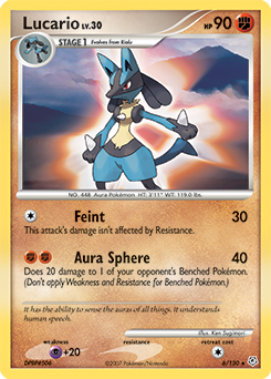 Pokemon Diamond & Pearl Lucario - 6