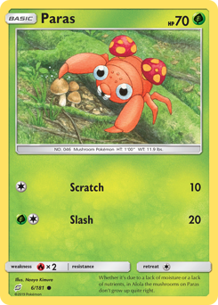 Pokemon Team Up Paras - 6