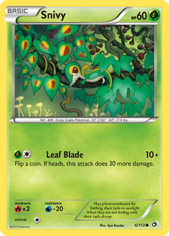 Pokemon Legendary Treasures Snivy - 6