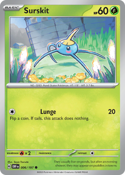 Pokemon Obsidian Flames Surskit - 6