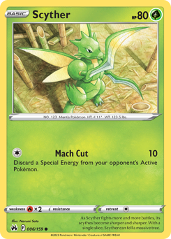 Pokemon Crown Zenith Scyther - 6