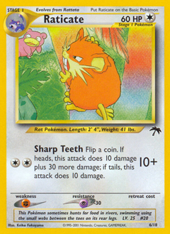 Pokemon Southern Islands Raticate - 6