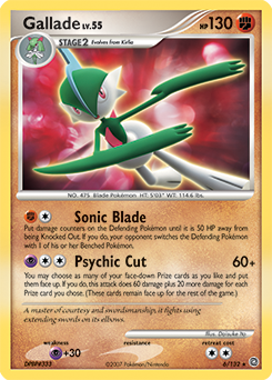 Pokemon Secret Wonders Gallade - 6