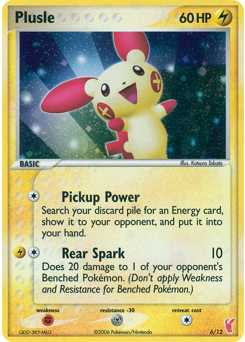 Pokemon EX Trainer Kit 2 Plusle Plusle - 6