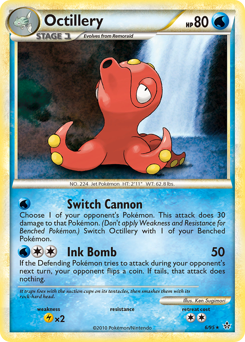 Pokemon HS—Unleashed Octillery - 6