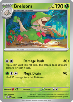 Pokemon Destined Rivals Breloom - 6