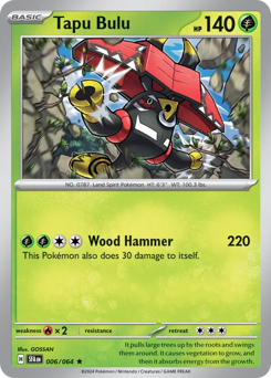 Pokemon Shrouded Fable Tapu Bulu - 6