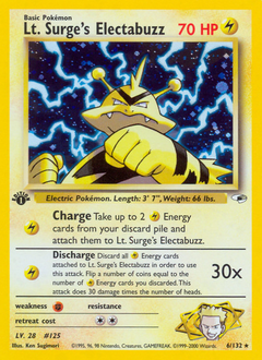 Pokemon Gym Heroes Lt. Surge's Electabuzz - 6