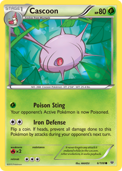 Pokemon Roaring Skies Cascoon - 6