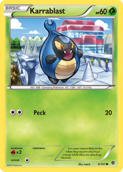 Pokemon Plasma Blast Karrablast - 6