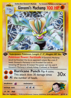 Pokemon Gym Challenge Giovanni's Machamp - 6