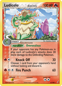 Pokemon Crystal Guardians Ludicolo δ - 6