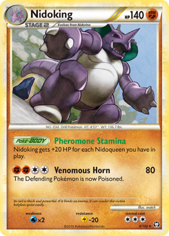 Pokemon HS—Triumphant Nidoking - 6