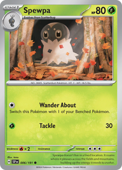 Pokemon Surging Sparks Spewpa - 6