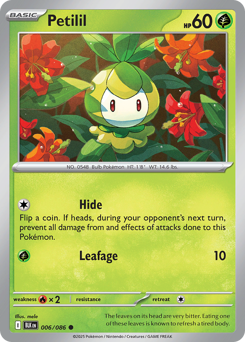 Pokemon Black Bolt Petilil - 6