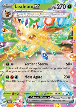 Pokemon Prismatic Evolutions Leafeon ex - 6