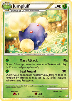 Pokemon HeartGold & SoulSilver Jumpluff - 6