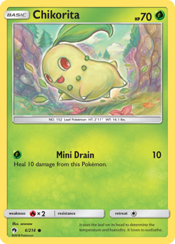 Pokemon Lost Thunder Chikorita - 6
