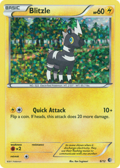 Pokemon McDonald's Collection 2011 Blitzle - 6