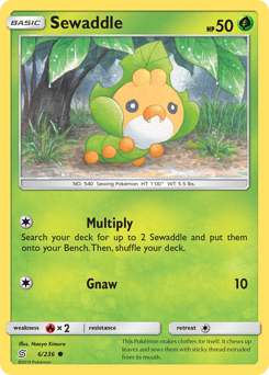 Pokemon Unified Minds Sewaddle - 6