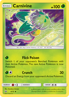 Pokemon Shining Legends Carnivine - 6
