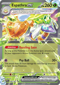 Pokemon Paldean Fates Espathra ex - 6